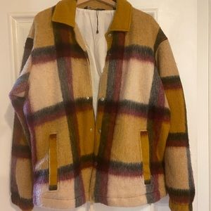 Zara plaid over shirt